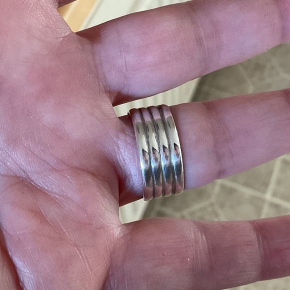 Sterling Silver 925 Black Onyx ring Size US 8.5 - Picture 11 of 13